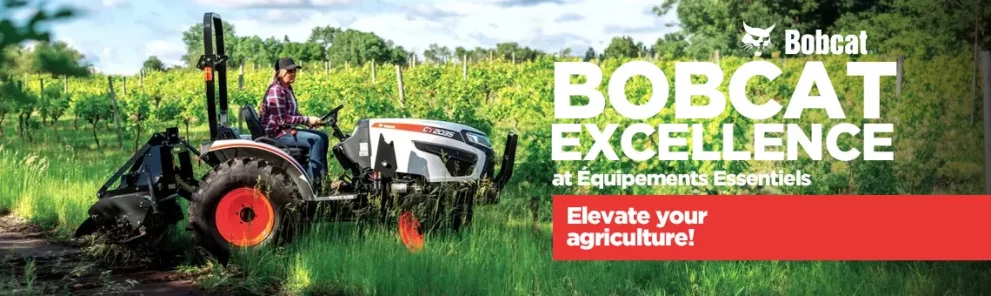 Bobcat excellence at Équipements Essentiels – elevate your agriculture!